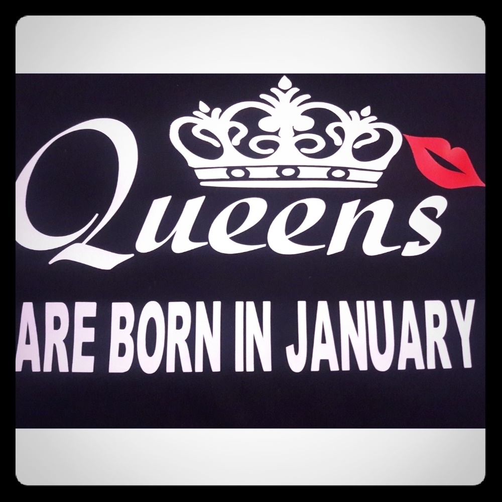 Queens Are Born Custom T-Shirts